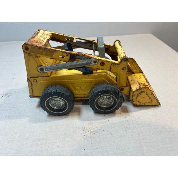 Vintage Tonks & Nylint Work Trucks Garbage,Steel Skid,Front-End Loader,Bulldozer - Picture 7 of 16